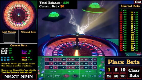 Screenshot Roulette Simulator