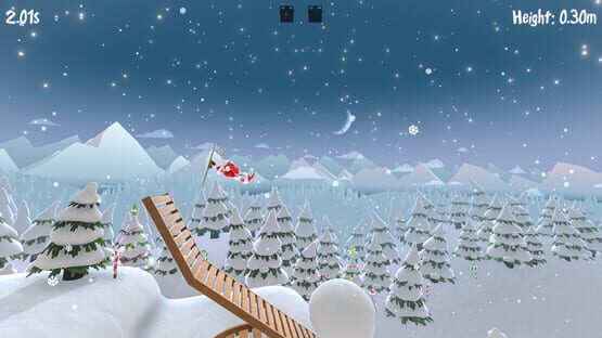 Screenshot Santa's Slippery Slope Ski Stunts