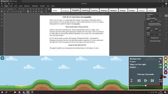 Screenshot Screen Greens