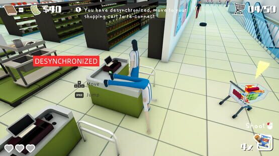 Screenshot Shopping Cart Pusher