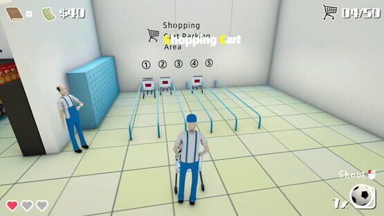 Screenshot Shopping Cart Pusher