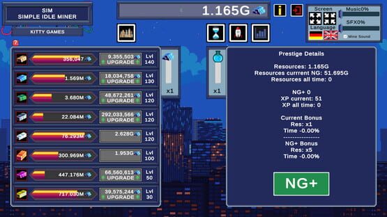 Screenshot SIM: Simple Idle Miner