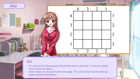 Screenshot Skyscrapers Puzzle: Airi's tale