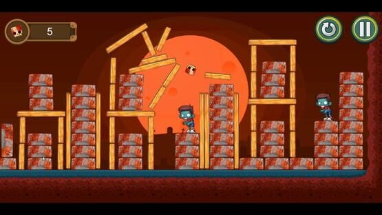 Screenshot SlingSkull Zombies: The Dawn