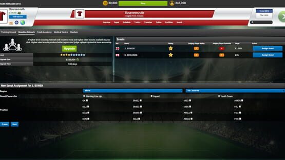 Screenshot Soccer Manager 2016