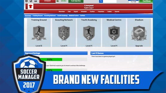 Screenshot Soccer Manager 2017
