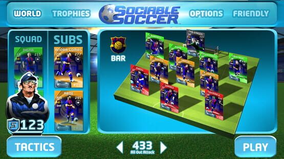 Screenshot Sociable Soccer