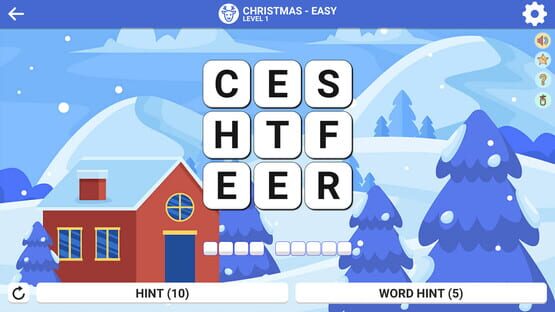 Screenshot Square Word: Hello Winter!