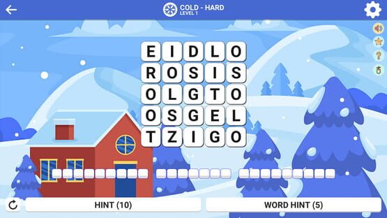 Screenshot Square Word: Hello Winter!