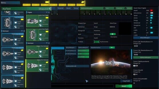 Screenshot Star Ash Fleet
