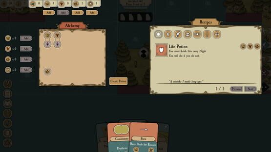 Screenshot Strange Alchemy