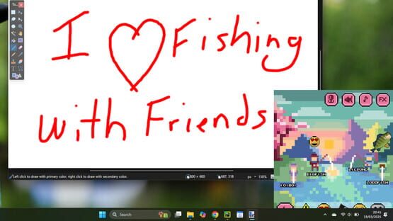 Screenshot Strange Shores: Social Desktop Fishing