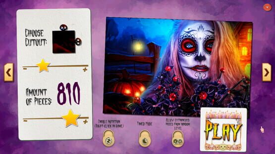 Screenshot Sweet Holiday Jigsaws: Halloween Night