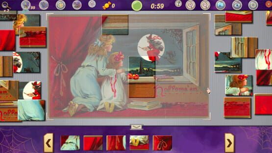 Screenshot Sweet Holiday Jigsaws: Halloween Night