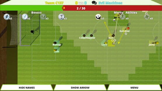 Screenshot TableTop Soccer