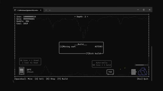 Screenshot Terminal Descent