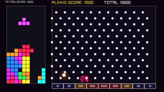 Screenshot TetraPlinko