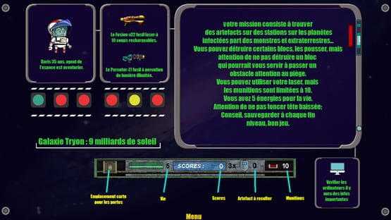 Screenshot The Artefacts lost in the Galaxy