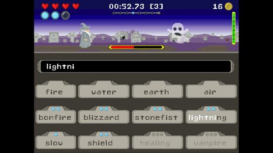 Screenshot The Elementalist Typing