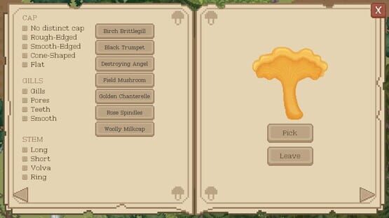 Screenshot The Mushroom Journal