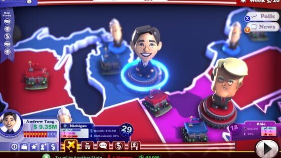 Screenshot The Political Machine 2020