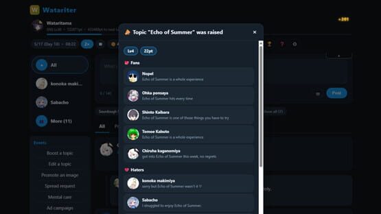 Screenshot TimelineTown