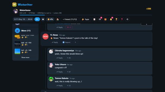 Screenshot TimelineTown