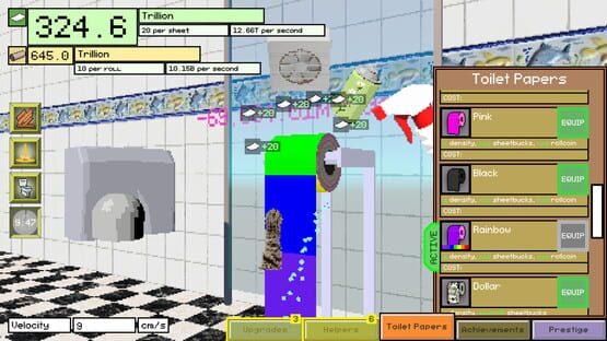 Screenshot Toilet Paper Idle
