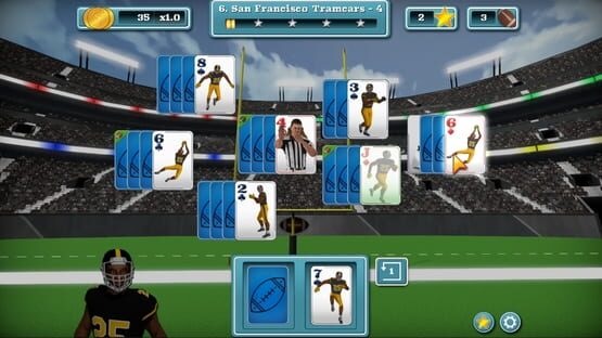 Screenshot Touch Down Football Solitaire