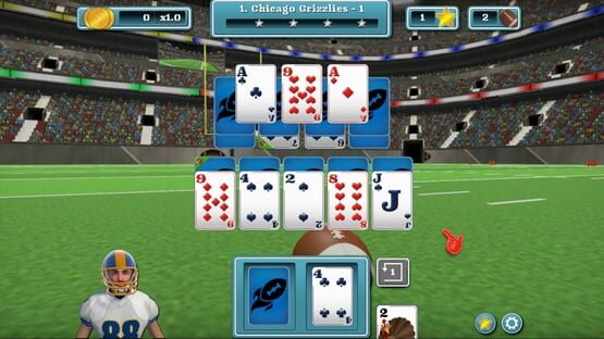 Screenshot Touch Down Football Solitaire