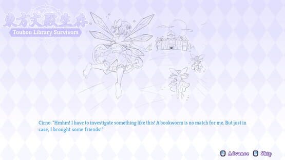 Screenshot Touhou Library Survivors