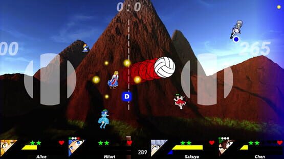 Screenshot Touhou Volleyball Danmaku