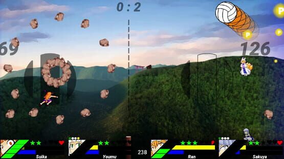 Screenshot Touhou Volleyball Danmaku