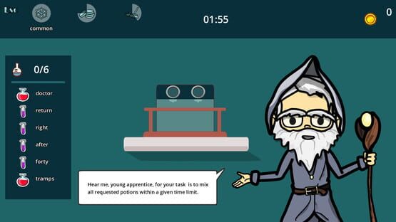 Screenshot Train Your Fingers: Lab
