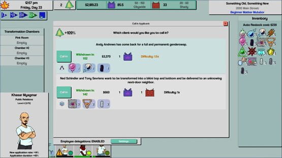 Screenshot Transformation Tycoon