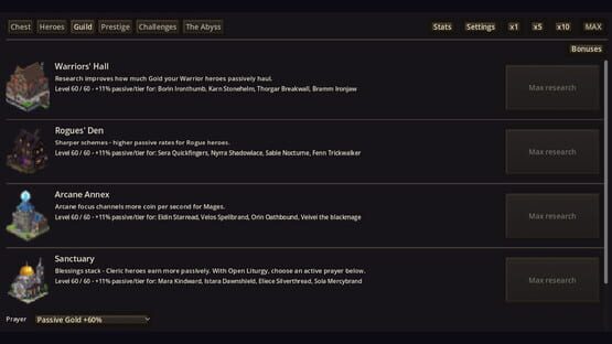Screenshot Treasure Clicker