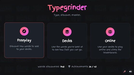 Screenshot Typegrinder
