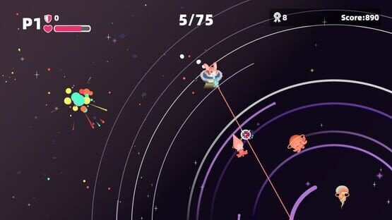 Screenshot Unanchored Spaceshooting
