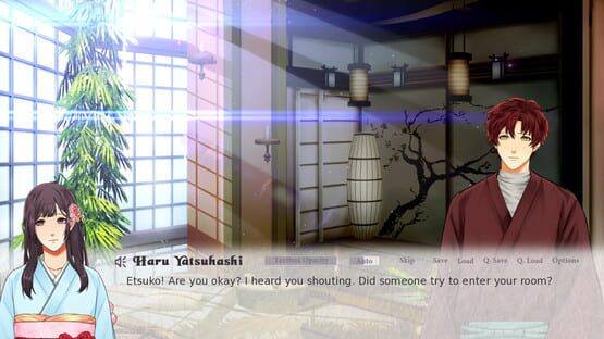 Screenshot Wishes In Pen: Chrysanthemums in August - Otome Visual Novel