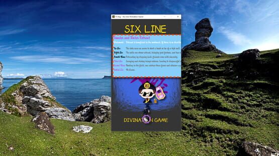 Screenshot Zhouyi Six Lines Divination Game