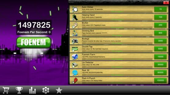 Screenshot PeeWee Purpdrank's Foenem Clicker