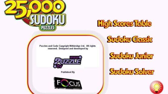 Screenshot 25,000 Sudoku Puzzles