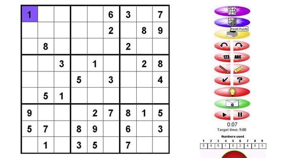 Screenshot 25,000 Sudoku Puzzles