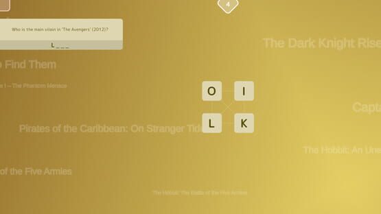 Screenshot Mini Words: Top Movies
