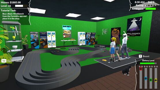 Screenshot Pocket Racer Shop Sim