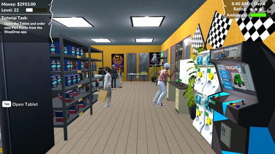 Screenshot Pocket Racer Shop Sim