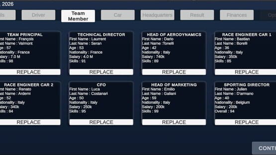 Screenshot Racing Manager