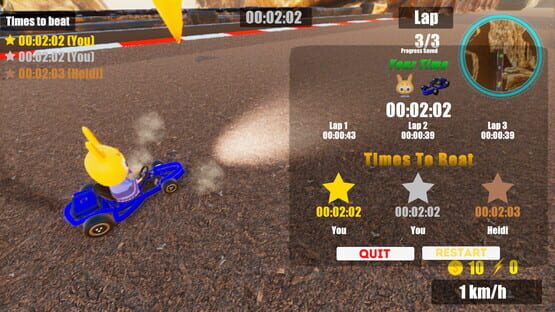 Screenshot Retro Karting 22