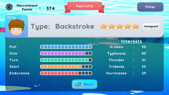 Screenshot Swimming Dynasty