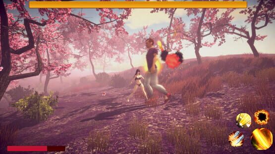 Screenshot Cute girl with uncle's leisure time